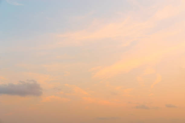 istock Hot weather, clouds look colorful before sunset. 815101354