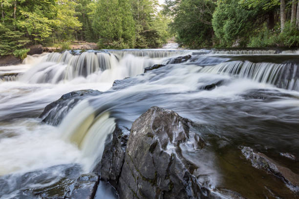 istock Upper Bond Falls in the Upper Peninsula of Michigan 815111272
