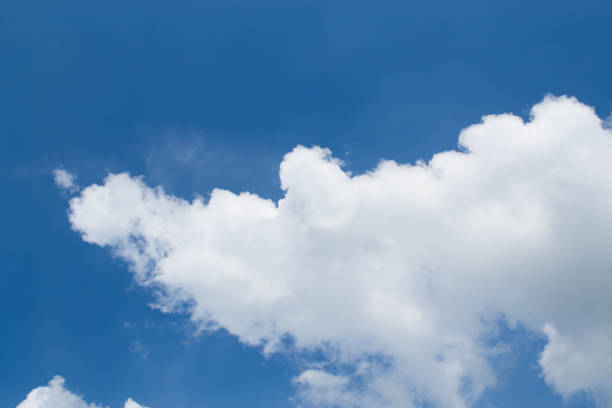 istock The clear sky and cool wind blew a cloud formation sunlight. 815111704