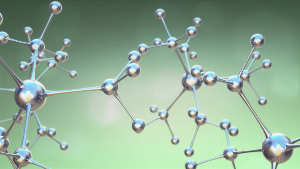 istock 3d illustration of connected reflecting balls 815114402