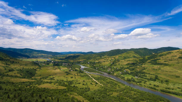 istock beautiful mountain ladnscape river mountains, weather 815120758