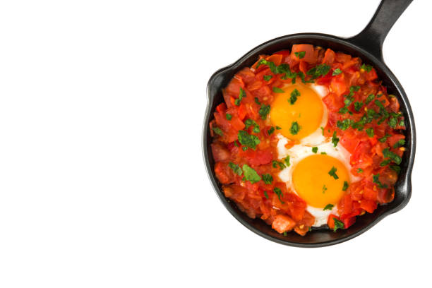 istock Shakshuka in iron frying pan 815137256