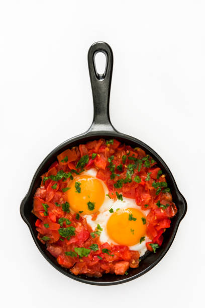 istock Shakshuka in iron frying pan 815143540