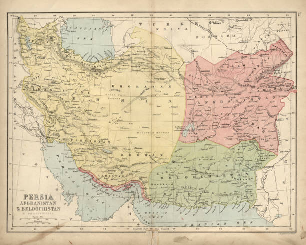 istock Antique map of Persia, Afghanistan and Beloochistan 19th Century 815166662