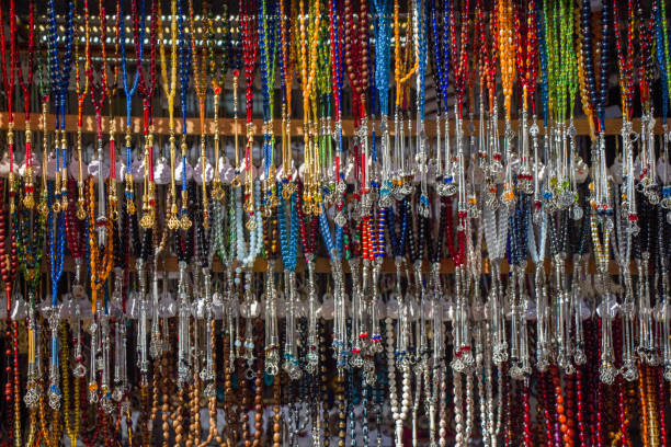istock Set of praying beads of various color 815169754