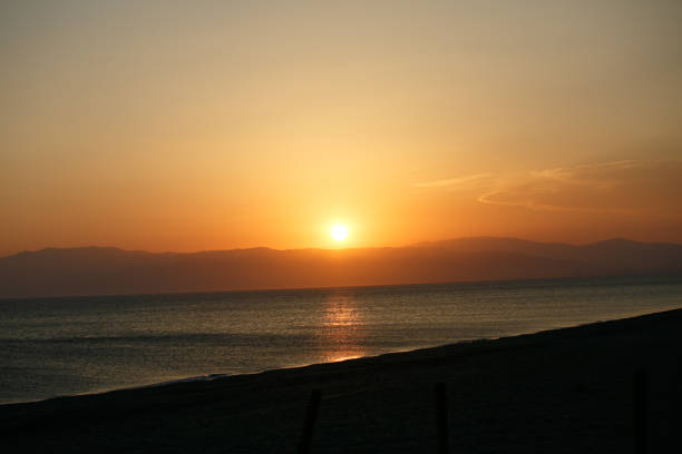 istock sunset at the beach. Cabo de Gata. Spain 815196036