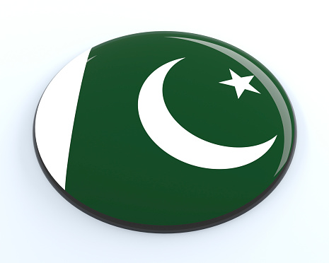 3D badge of Pakistan