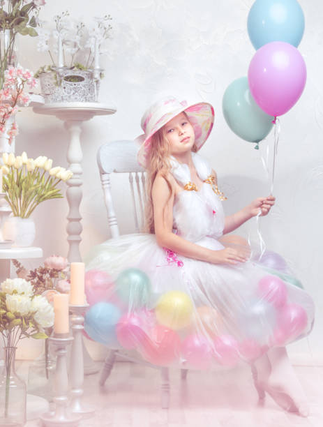 istock Girl In Costume From Balloons 815211914