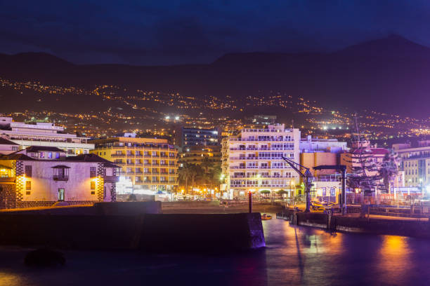 istock Puerto de la Cruz at night 815214776