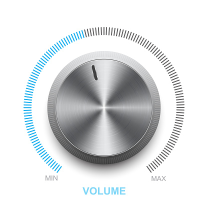 Vector Volume Control On A White Background Stock Illustration ...