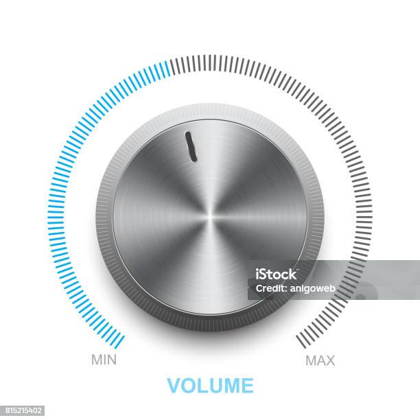 Volume Control Vector Image Vector Volume Control On A White Background Stock Illustration ...