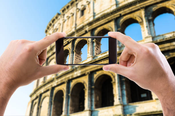 istock Taking Photo with Cell Phone in Rome 815234846