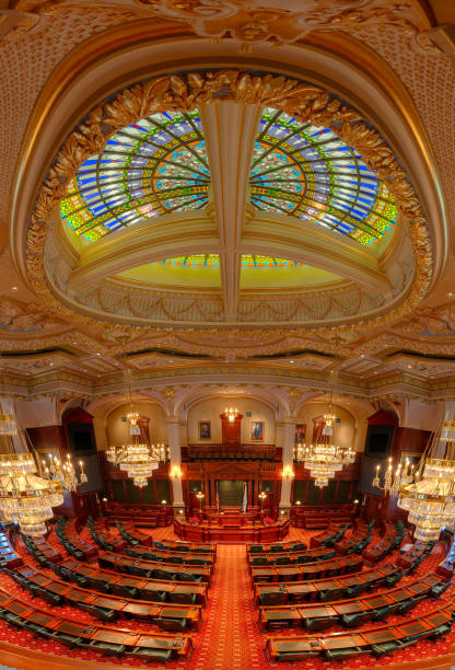 istock Illinois House Government Chamber 815235446