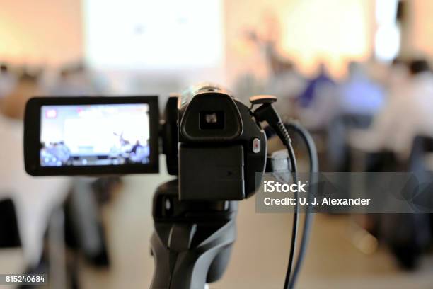 Camcorder Tv Camera Stock Photo - Download Image Now - Filming, Germany, Home Video Camera