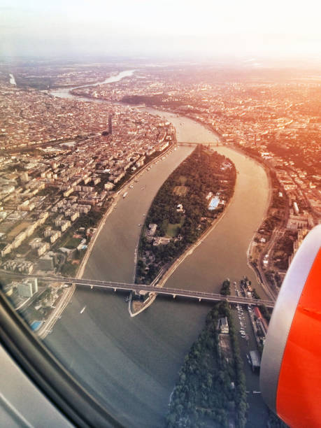 istock Aerial view of Budapest at sunset 815248056