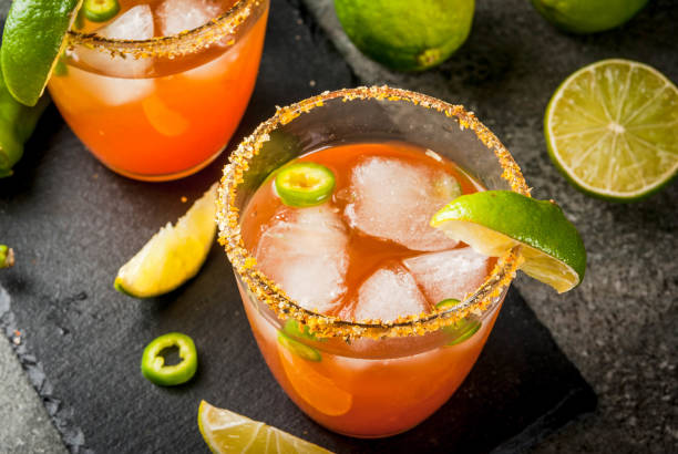 istock Traditional Mexican cocktail Spicy michelada 815263668