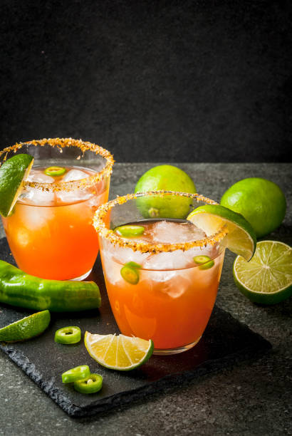 istock Traditional Mexican cocktail Spicy michelada 815263676