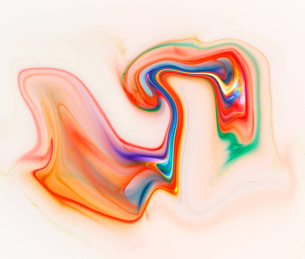 istock Colorful psychedelic liquefied background 815274254