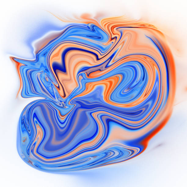 istock Colorful psychedelic liquefied background 815274326