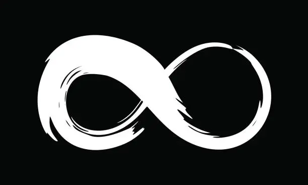 Vector illustration of Infinity symbol icons vector illustration