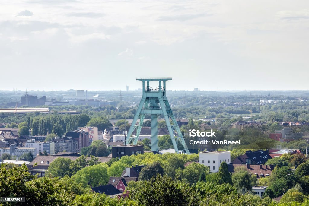 View of the Headframe in Bochum, Germany View of the Headframe in Bochum, Germany, cityscape Bochum Stock Photo