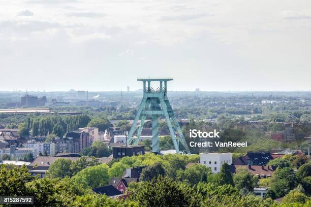 View Of The Headframe In Bochum Germany Stock Photo - Download Image Now - Bochum, North Rhine Westphalia, Museum