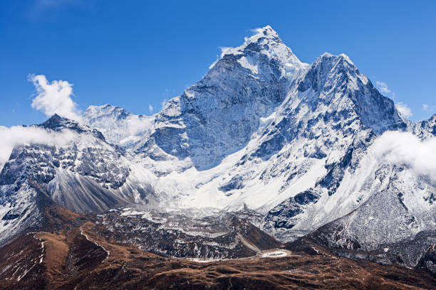 istock Panoramic view of mount Ama Dablam - Himalaya Range 815292290
