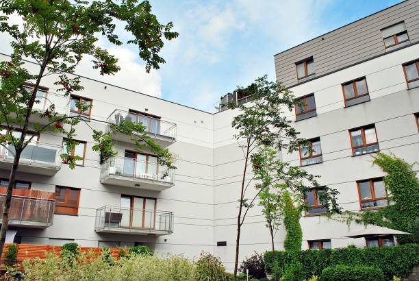 istock Modern, Luxury Apartment Building. 815303212