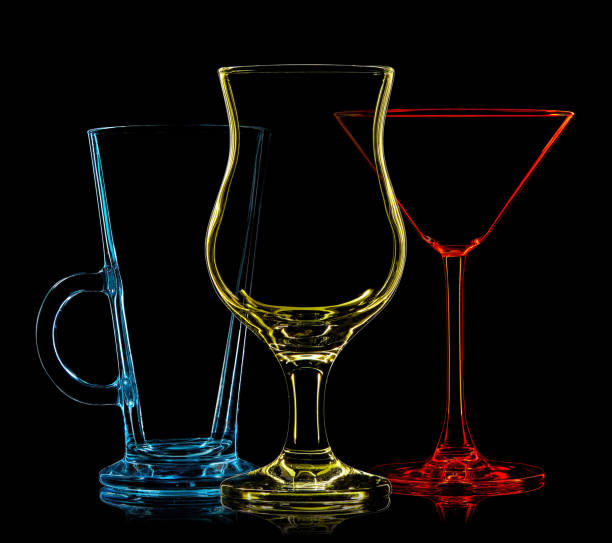 istock Silhouette of multicolor different glasses 815325462