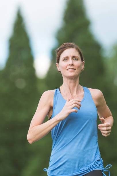 istock Breast cancer fundraiser run 815328872