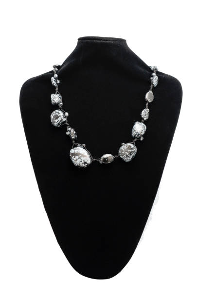 istock necklace on a mannequin isolated 815329800