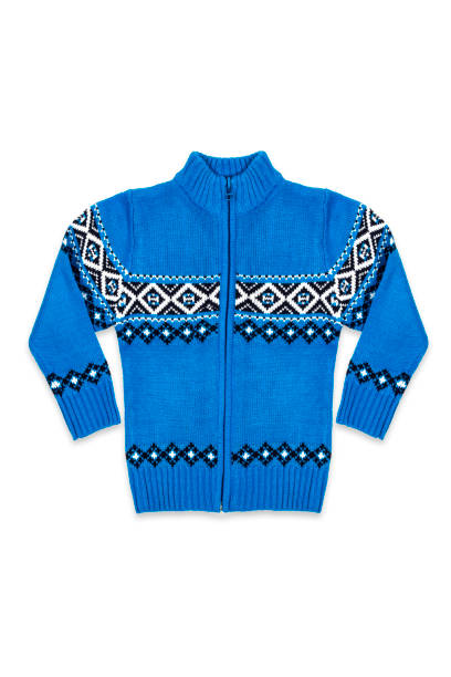 istock men's cardigan with a pattern isolated on white 815343852