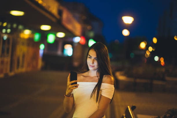istock women Night in the city 815344038