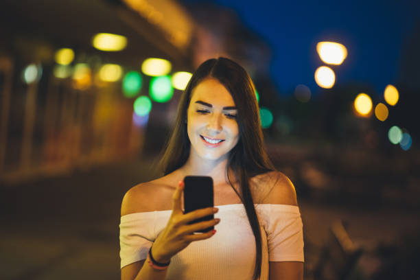 istock women Night in the city 815344044