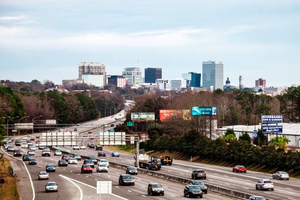 istock Interstate traffic - Columbia, South Carolina 815353754