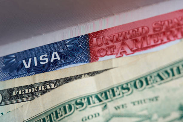istock American visa in passport 815425308