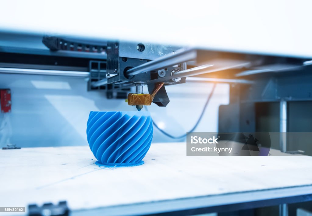 3D Printing Machine Three dimensional printing machine 3D Printing Stock Photo