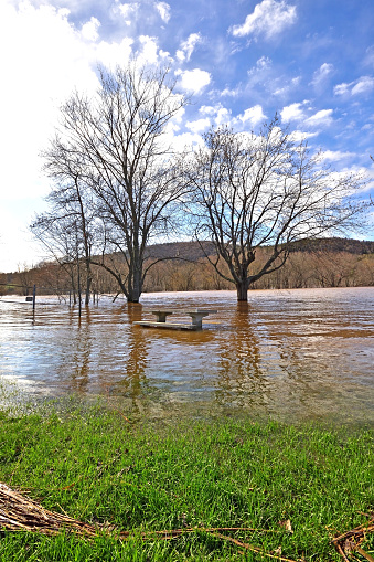 Spring Rains Floods Spring Flooding Stock Photo - Download Image Now - Accidents and ...