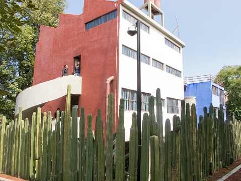 Museo Casa Estudio Diego Rivera y Frida Kahlo is a major Mexican tourist attraction. Frida and Diego’s famous pink and blue studio houses designed by O’Gorman. Include furniture, art and memorabilia of the famous artist couple.