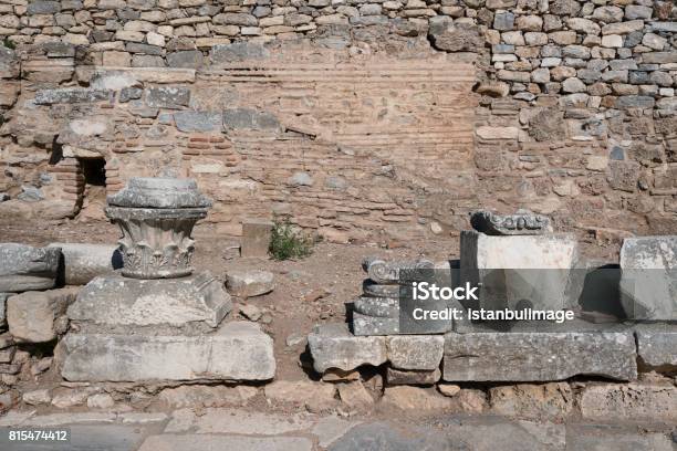 Ephesus Ruins In İzmir City Stock Photo - Download Image Now - Anatolia, Ancient, Ancient Civilization