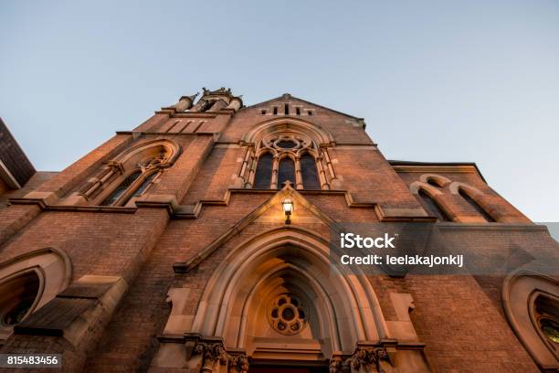 Old Church In Sydney Stock Photo - Download Image Now - Anglican, Antiquities, Architecture