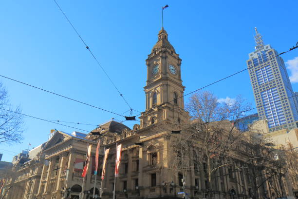 istock City Hall historical architecture in Melbourne Australia 815498160