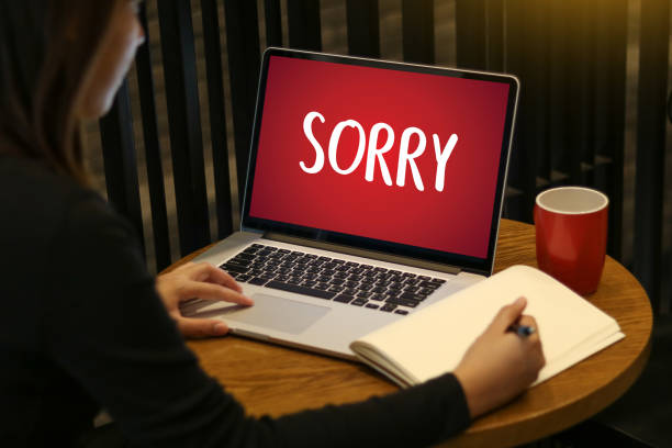 istock SORRY  Forgive Regret Oops Fail False Fault Mistake Regret Apologize Excuse Fault 815503862