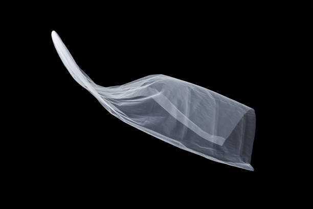 istock wedding white Bridal veil isolated on black background 815528342