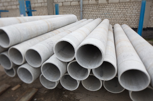 asbestos-cement pipes