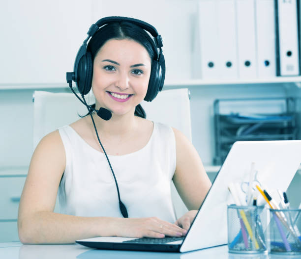 istock Woman working in call-center 815576340
