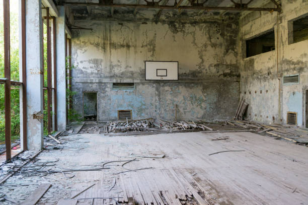 istock An abandoned gym in Chernobyl 815588378