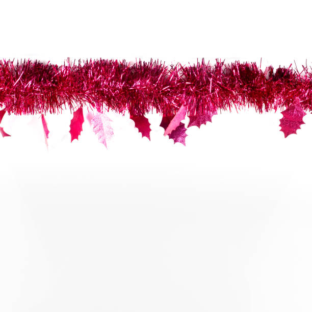 istock Christmas garland on a white background 815610320