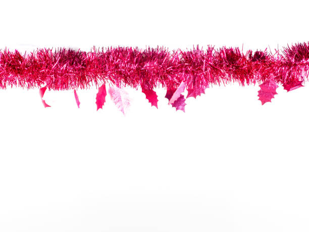 istock Christmas garland on a white background 815610322