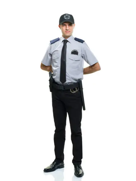 Security guard portrait.
